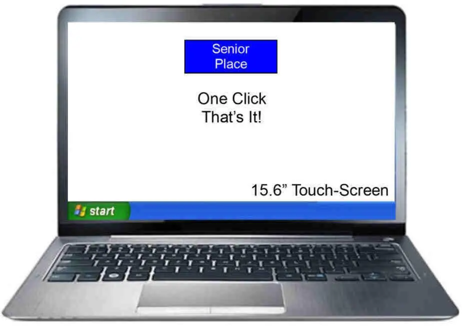 15.6" Touch Screeen Laptop for seniors